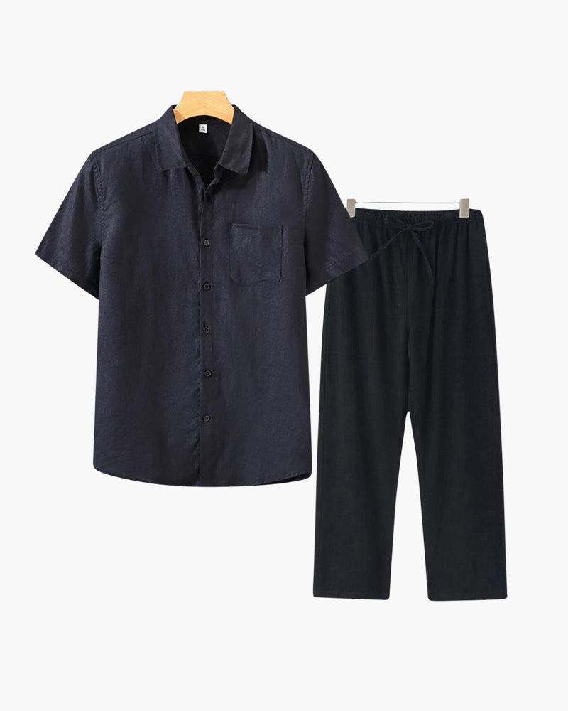 The Toronto Label™ | Old Money Linen Combo (Shortsleeve)
