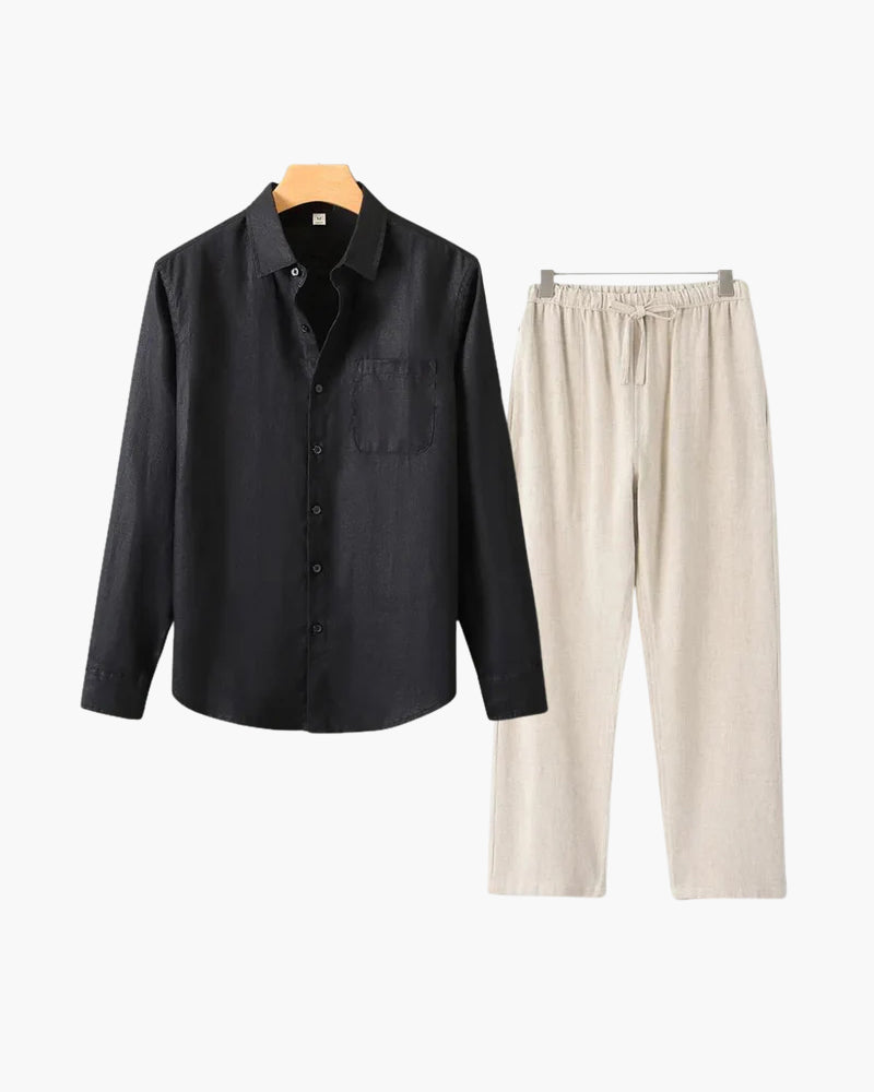 The Toronto Label™ | Old Money Linen Combo (Longsleeve)