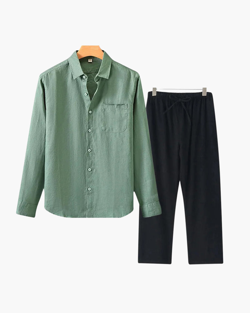 The Toronto Label™ | Old Money Linen Combo (Longsleeve)