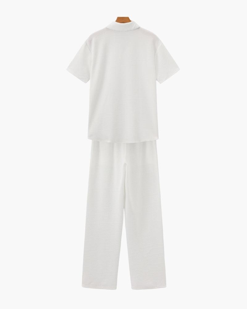 The Toronto Label™ | Cotton Polo & Pantalon Set