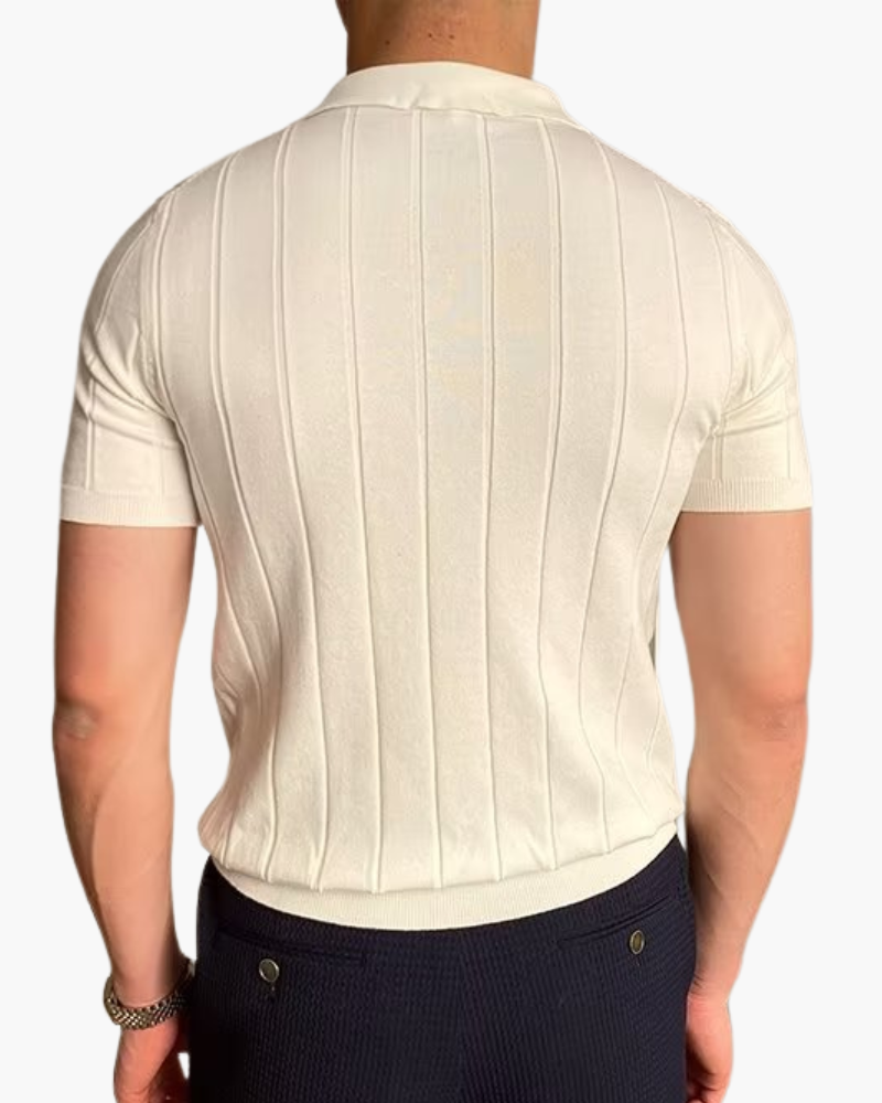 The Toronto Label™ | Cannes Ribbed Cotton Polo
