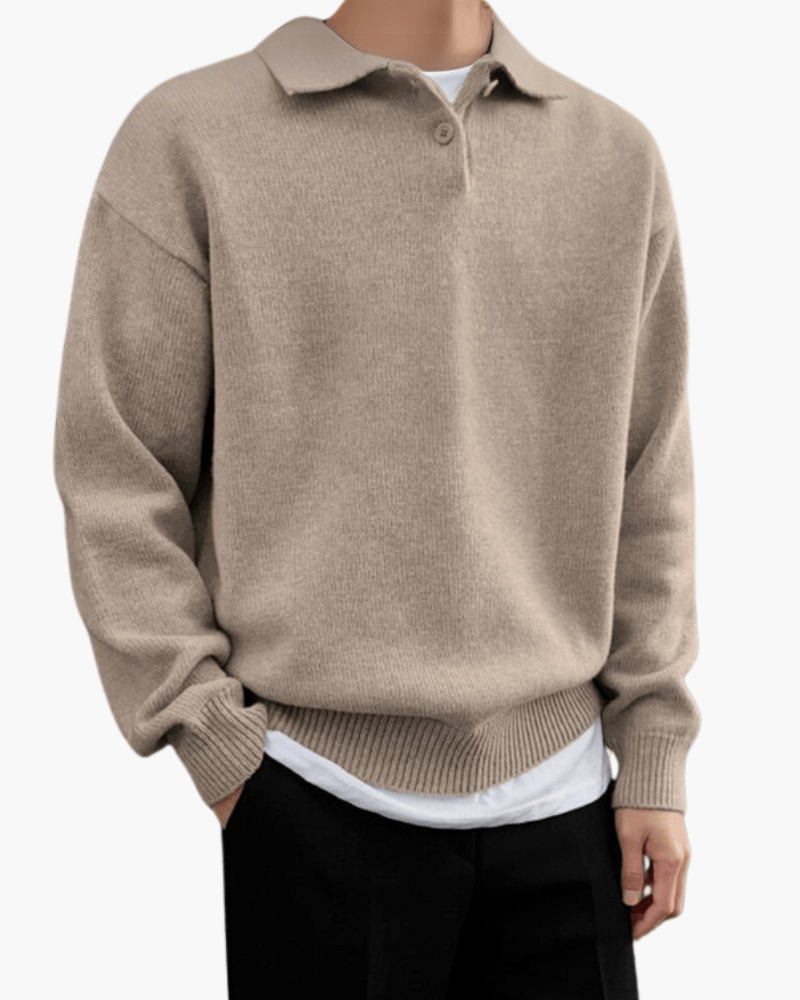 The Toronto Label™ | Woolen Button Half Zip