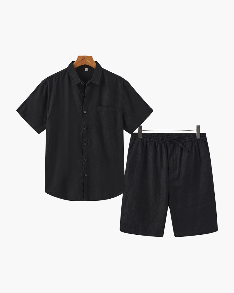 The Toronto Label™ |Old Money Linen Combo (Shorts)