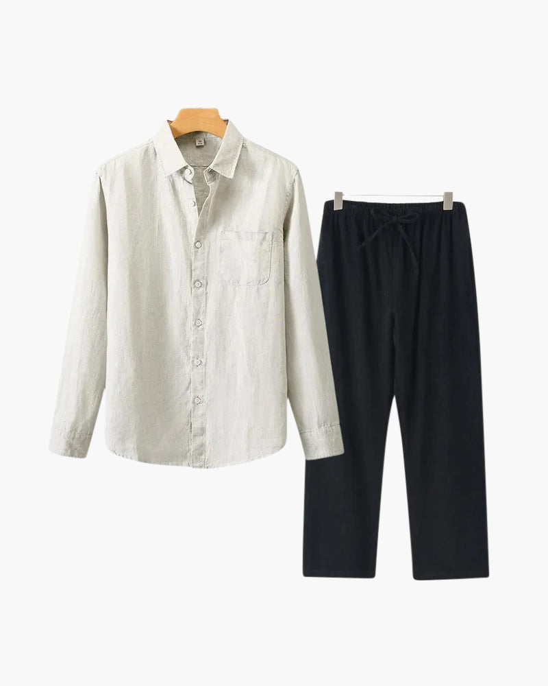 The Toronto Label™ | Old Money Linen Combo (Longsleeve)