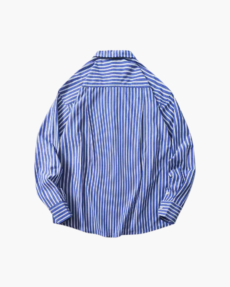 The Toronto Label™ | Oversized Striped Shirt