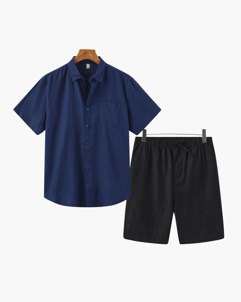 The Toronto Label™ |Old Money Linen Combo (Shorts)