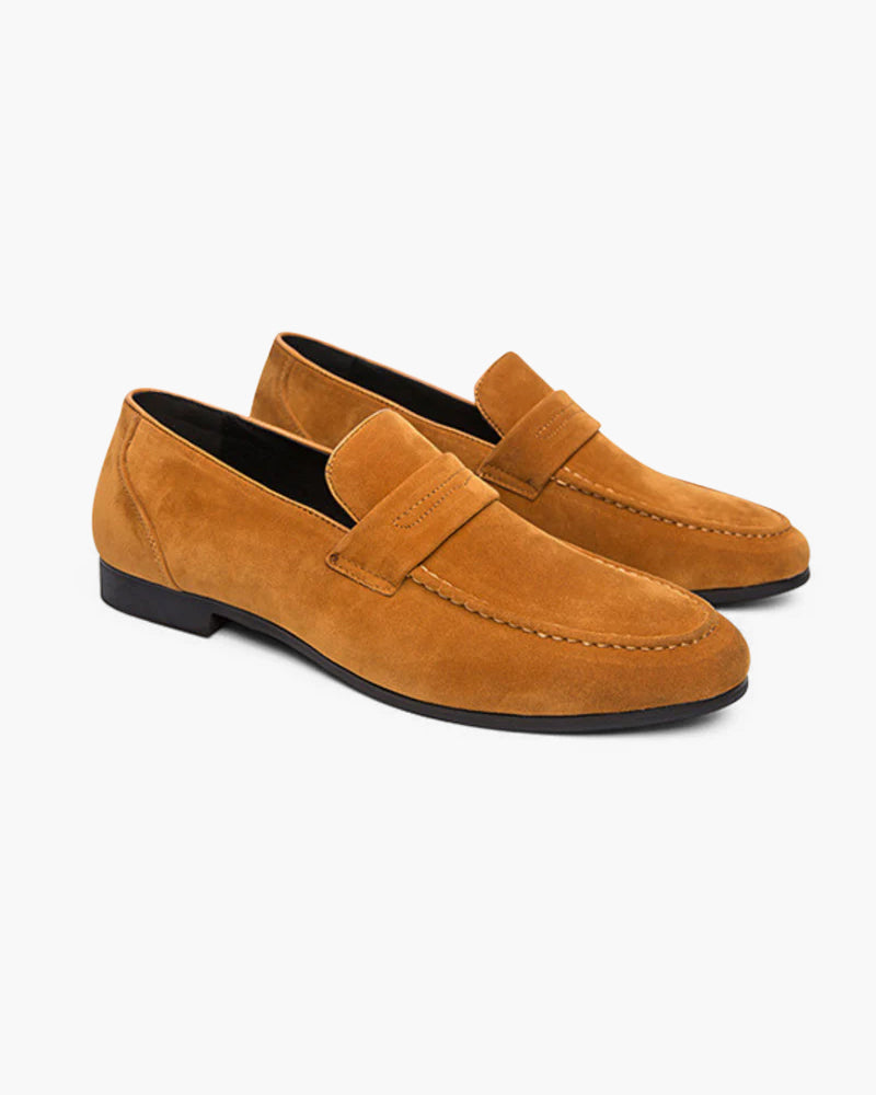 The Toronto Label™ | Old Money Suede Penny Loafers