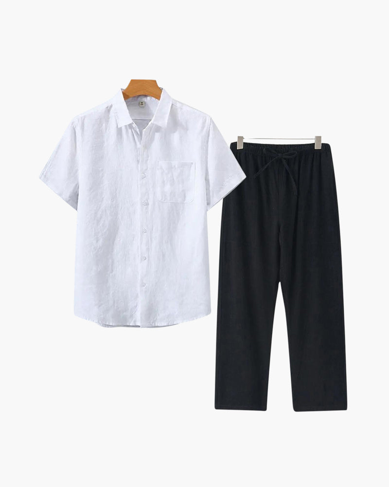 The Toronto Label™ | Old Money Linen Combo (Shortsleeve)