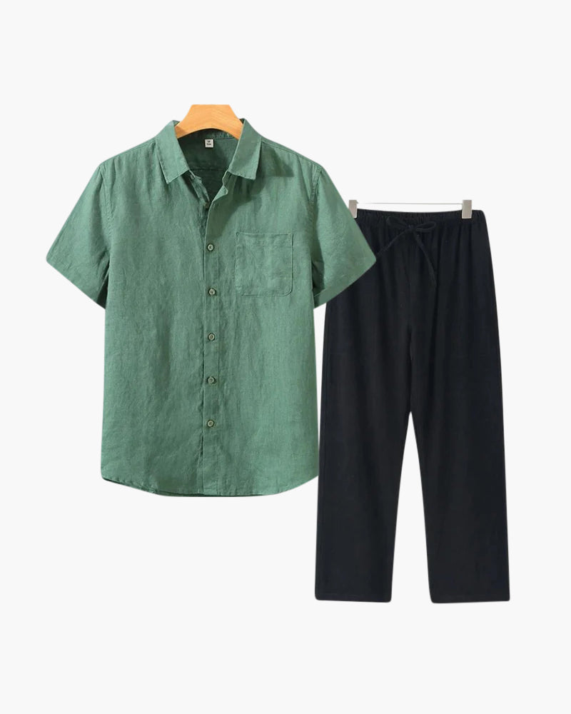 The Toronto Label™ | Old Money Linen Combo (Shortsleeve)