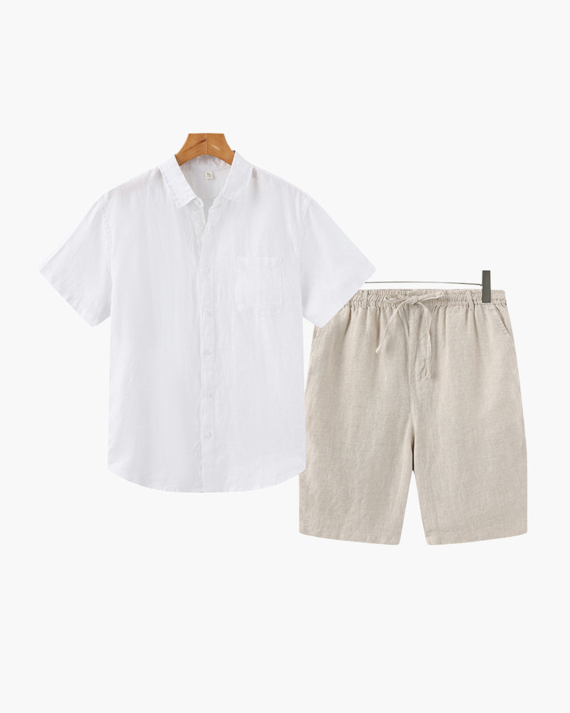 The Toronto Label™ |Old Money Linen Combo (Shorts)