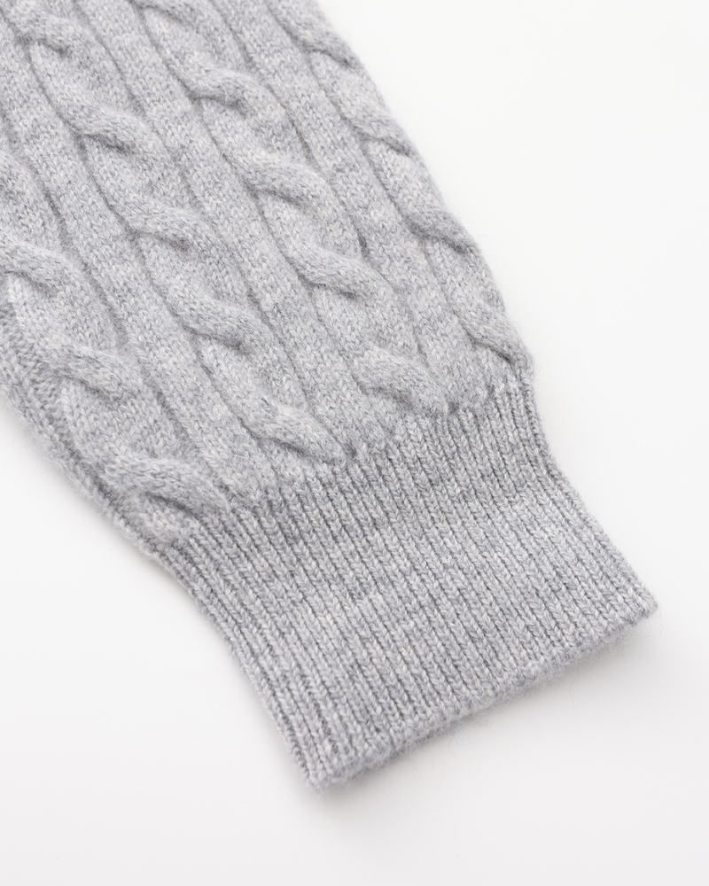 The Toronto Label™ | 100% Cashmere Woven Half Zip