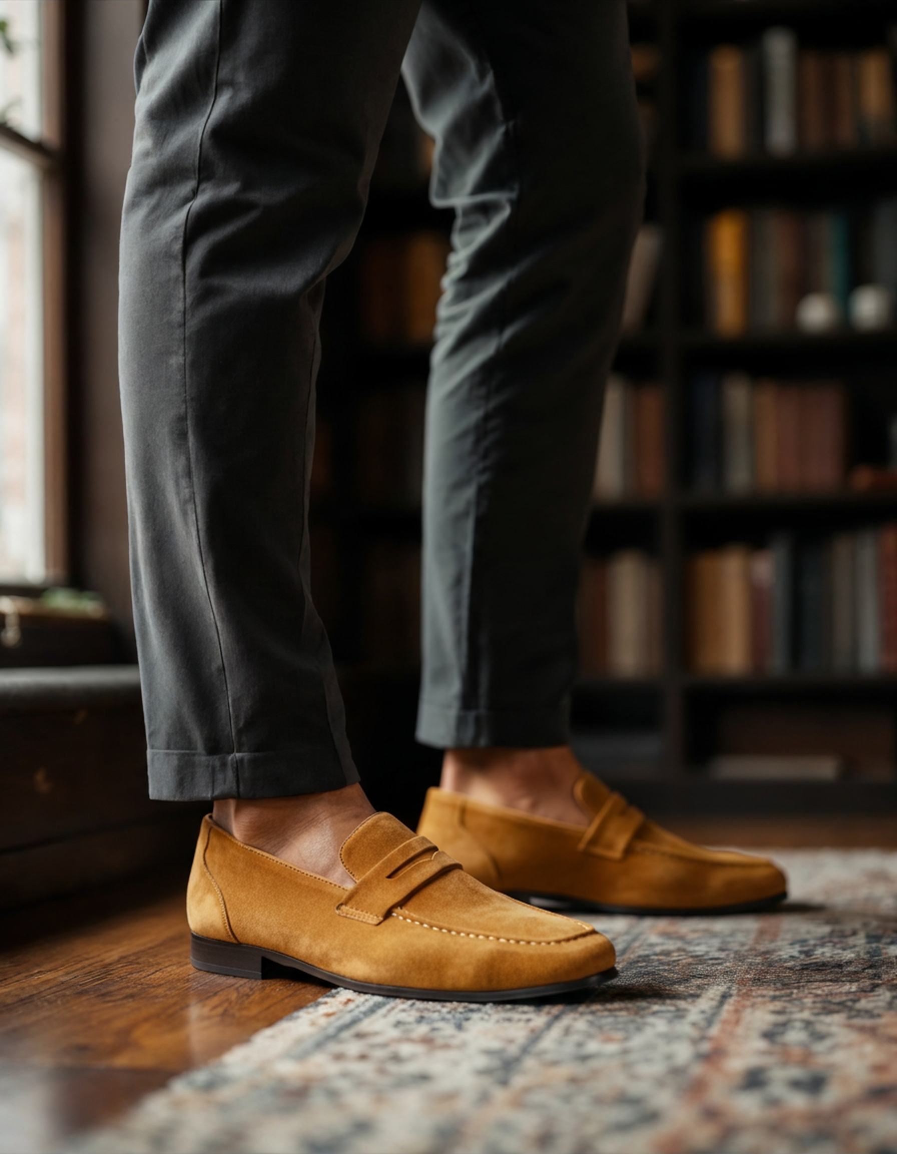 The Toronto Label™ | Old Money Suede Penny Loafers