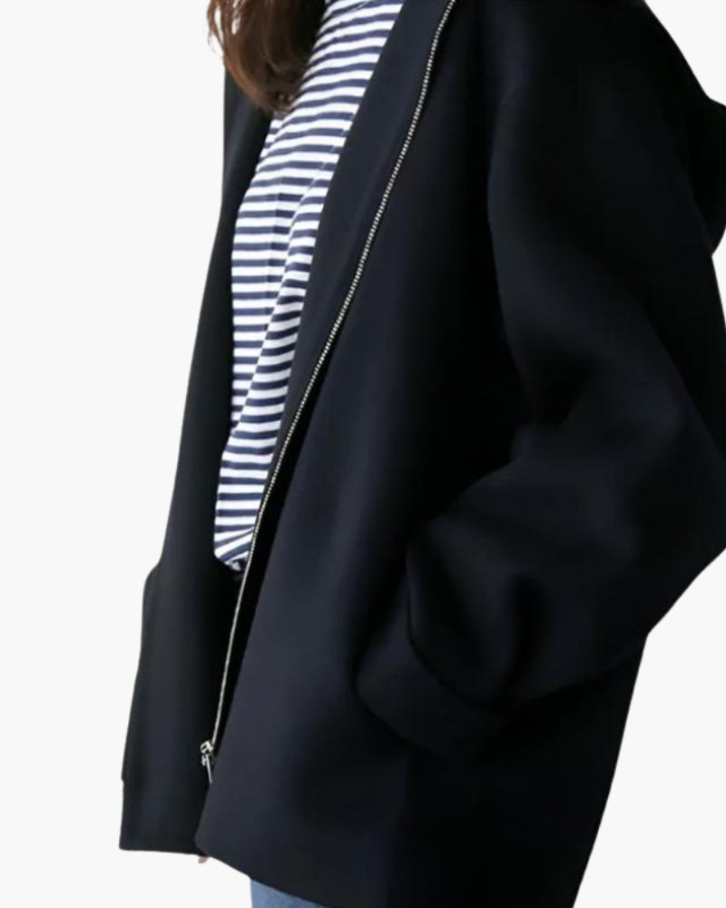 The Toronto Label™ | Marlow Wool Zip Coat