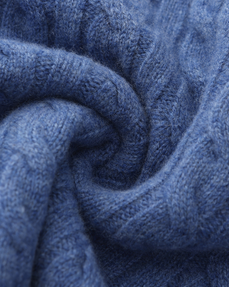 The Toronto Label™ | 100% Cashmere Woven Half Zip
