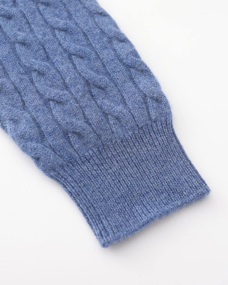 The Toronto Label™ | 100% Cashmere Woven Half Zip