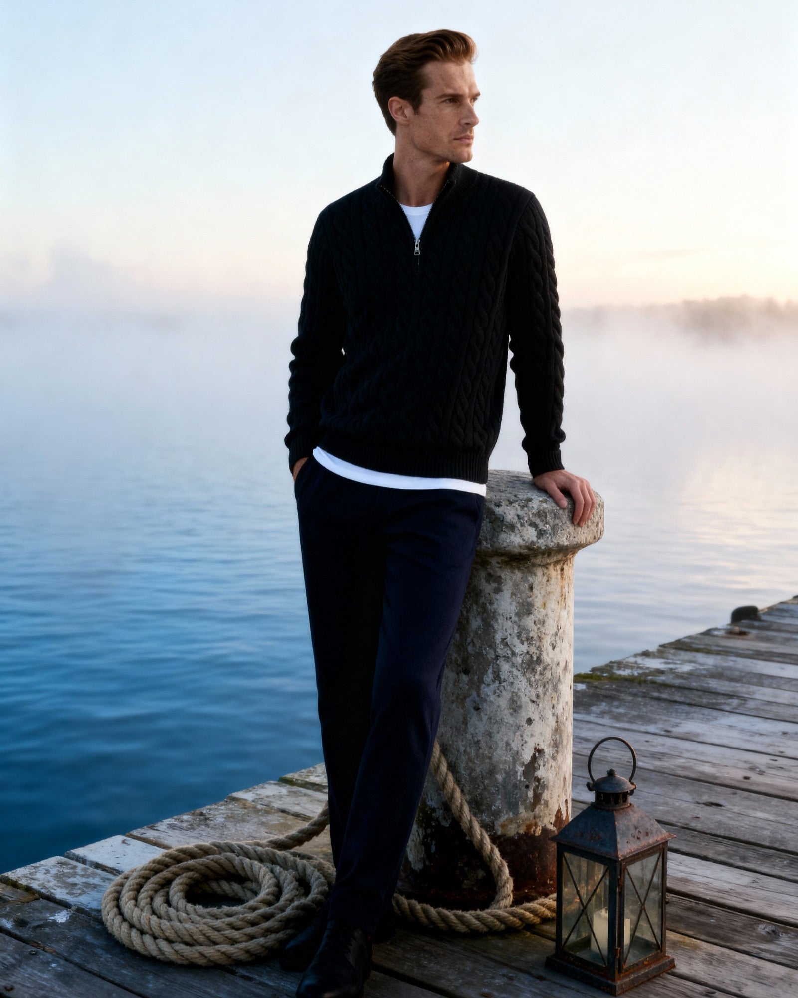 The Toronto Label™ | Verbier Half Zip Sweater