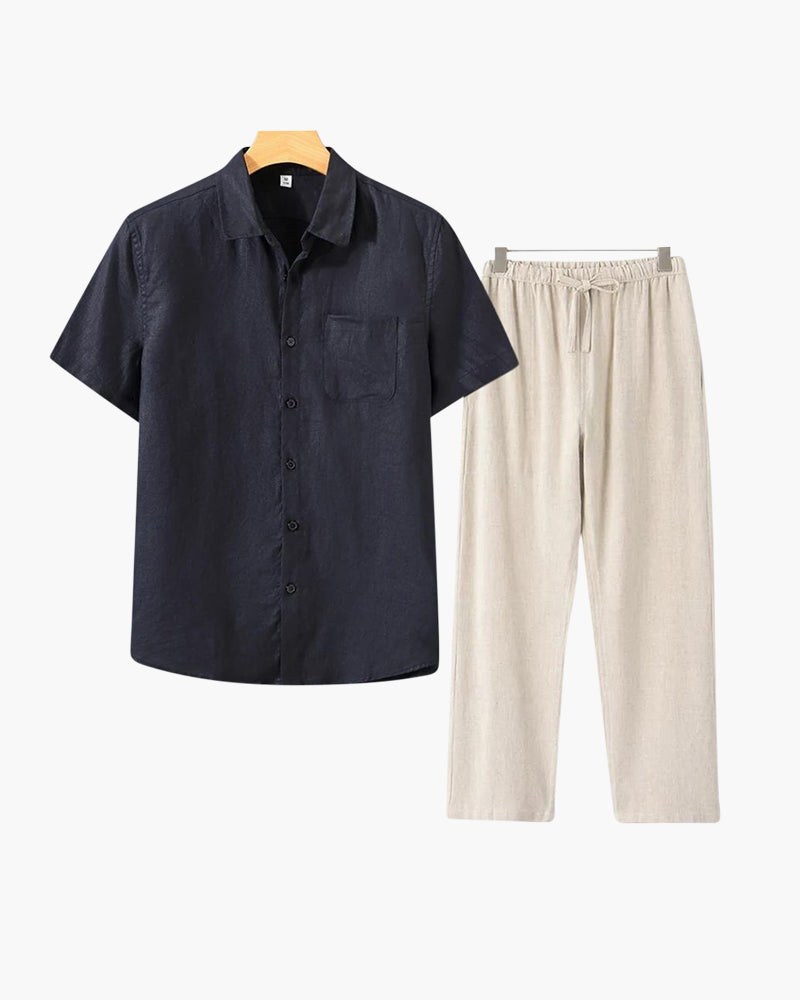 The Toronto Label™ | Old Money Linen Combo (Shortsleeve)