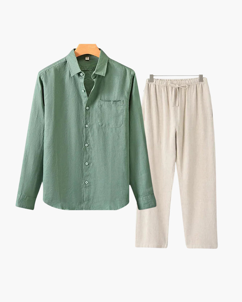 The Toronto Label™ | Old Money Linen Combo (Longsleeve)