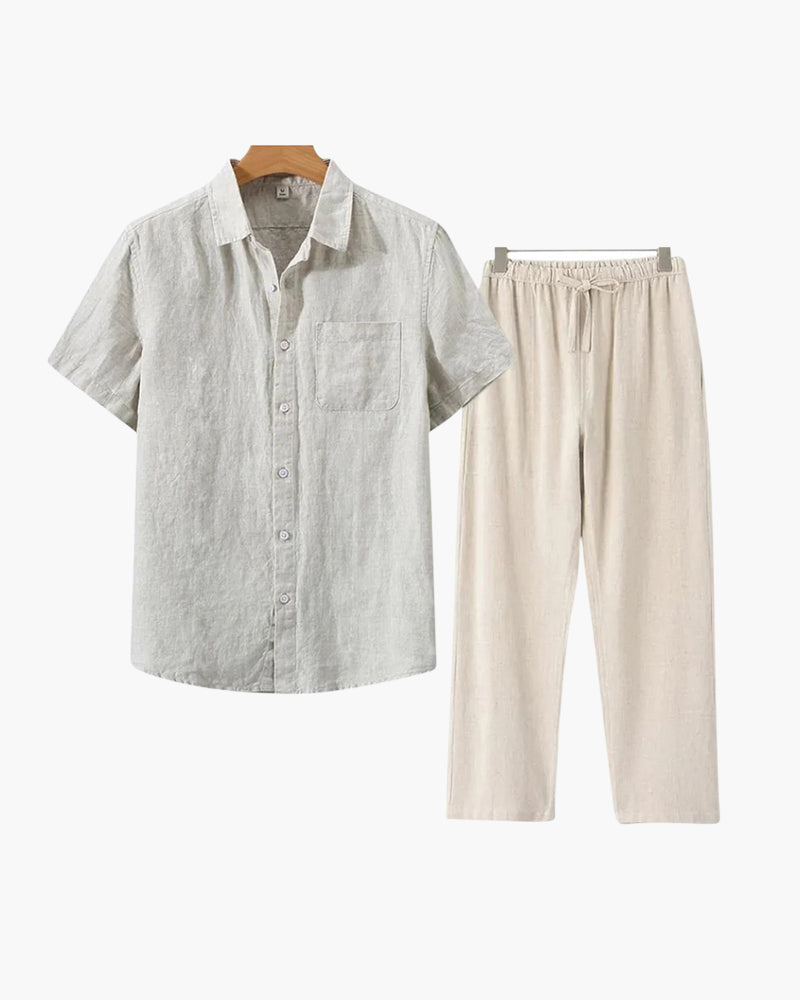 The Toronto Label™ | Old Money Linen Combo (Shortsleeve)