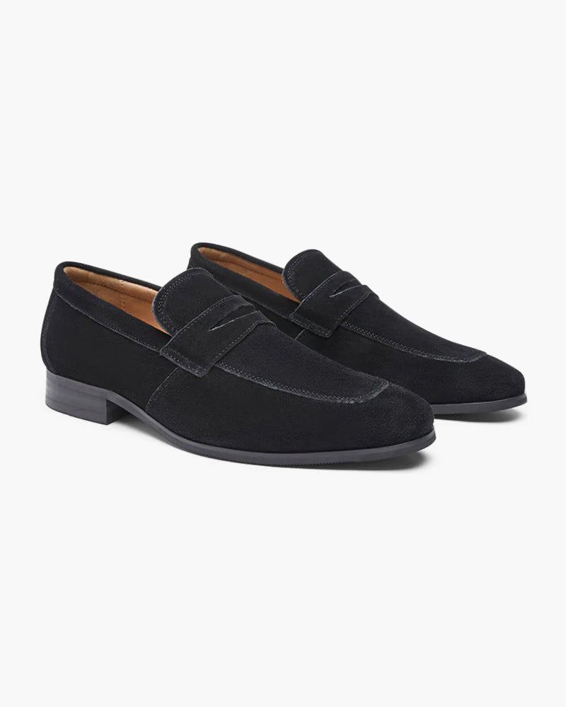 The Toronto Label™ | Old Money Suede Penny Loafers