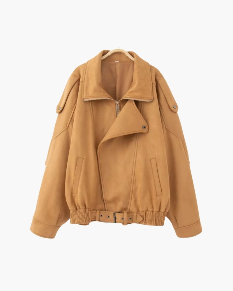 The Toronto Label™ | Vintage Suede Drape Jacket