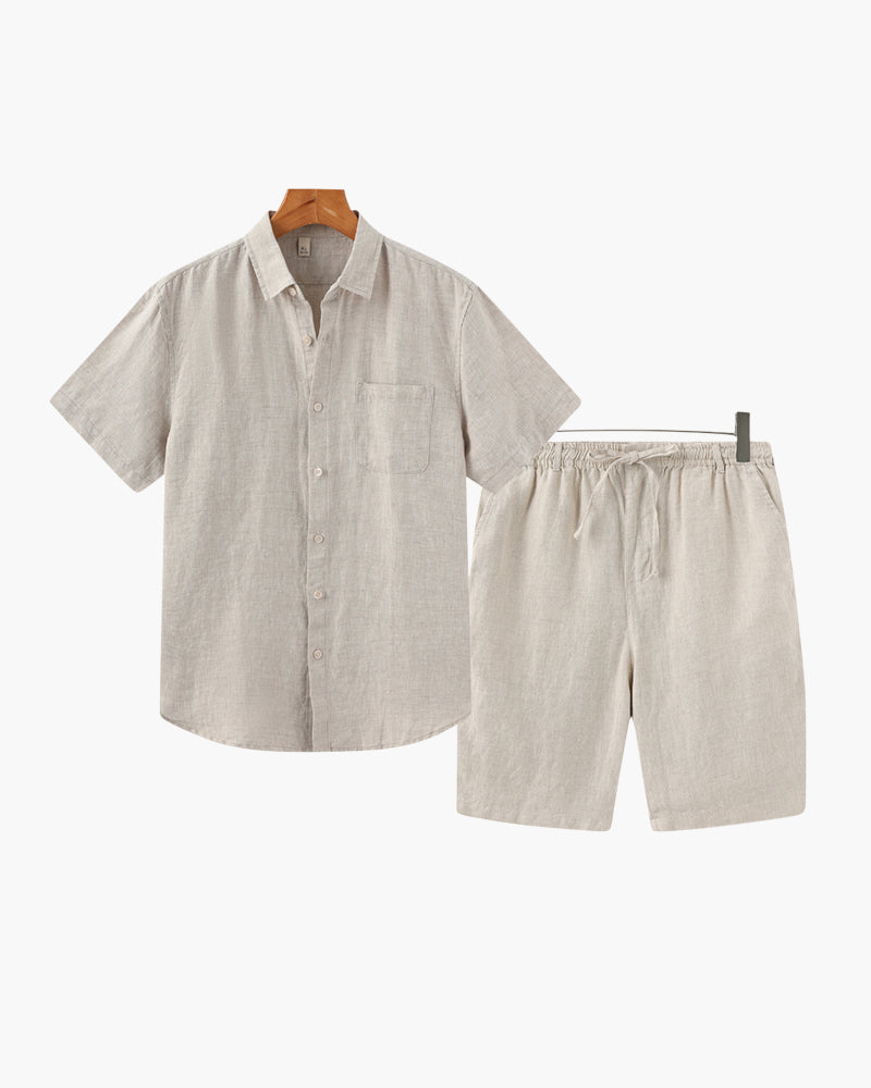 The Toronto Label™ |Old Money Linen Combo (Shorts)