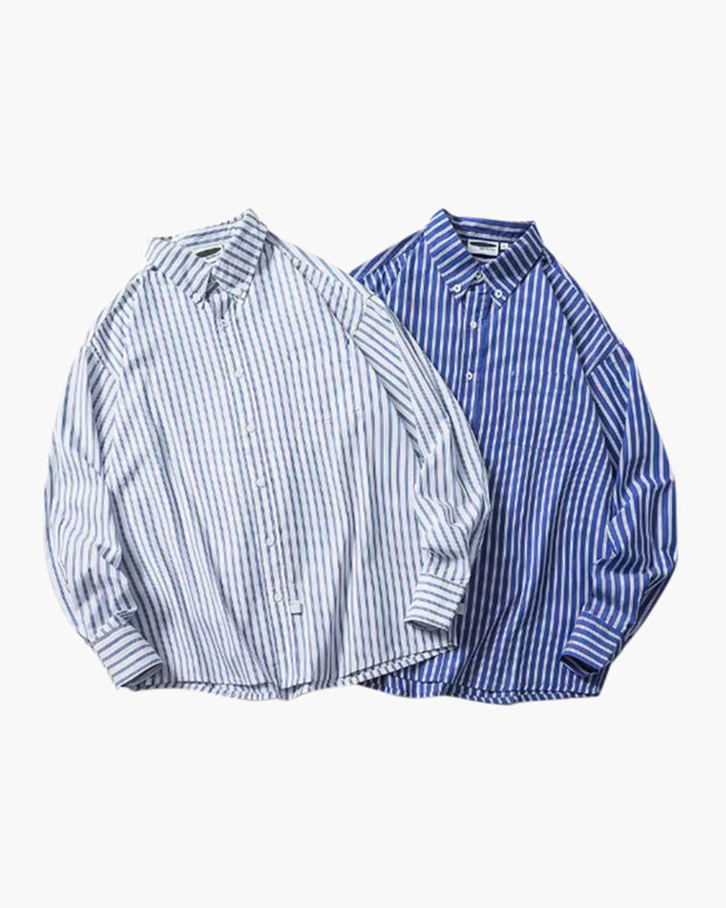 The Toronto Label™ | Oversized Striped Shirt