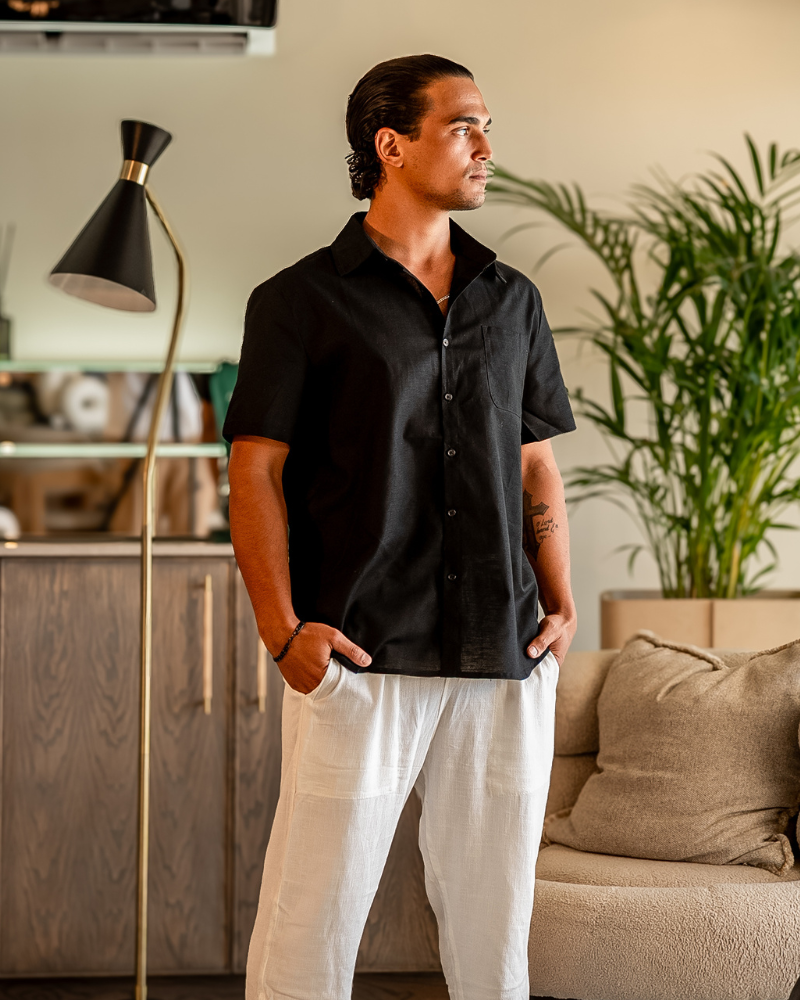 The Toronto Label™ | Cape Town - Linen Shirt (Shortsleeve)