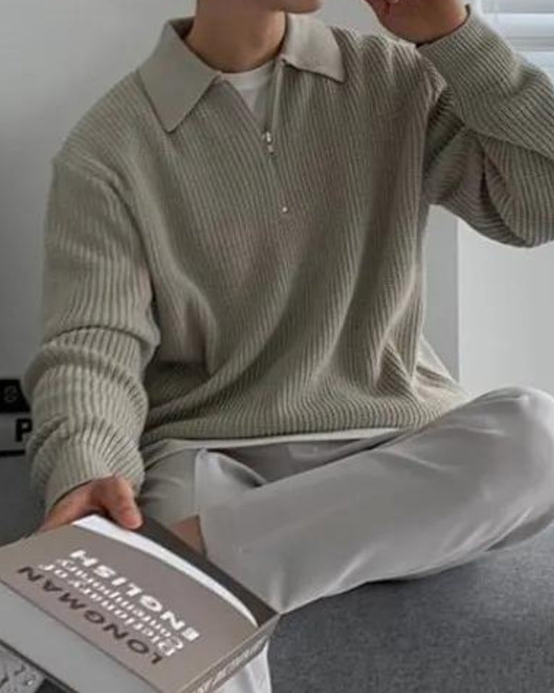The Toronto Label™ | Cesare Half Zip Sweater