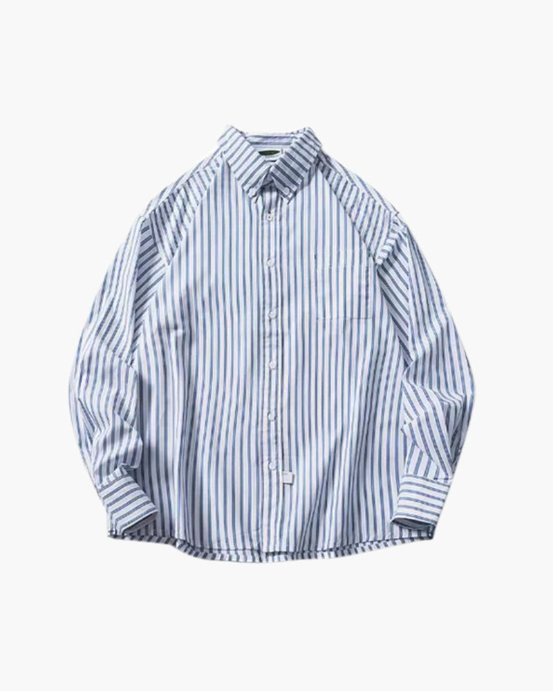 The Toronto Label™ | Oversized Striped Shirt