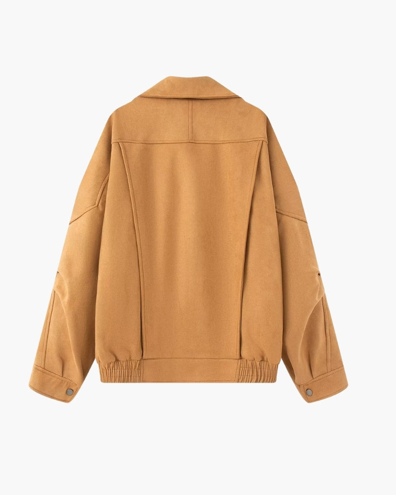 The Toronto Label™ | Vintage Suede Drape Jacket