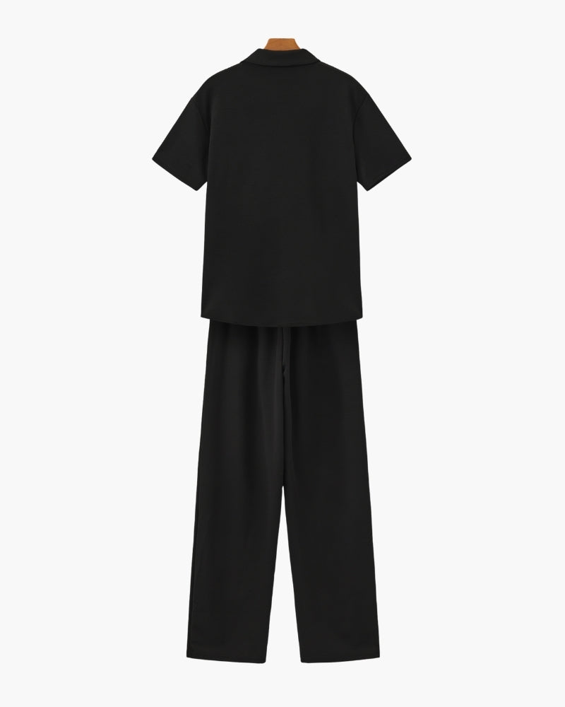 The Toronto Label™ | Cotton Polo & Pantalon Set