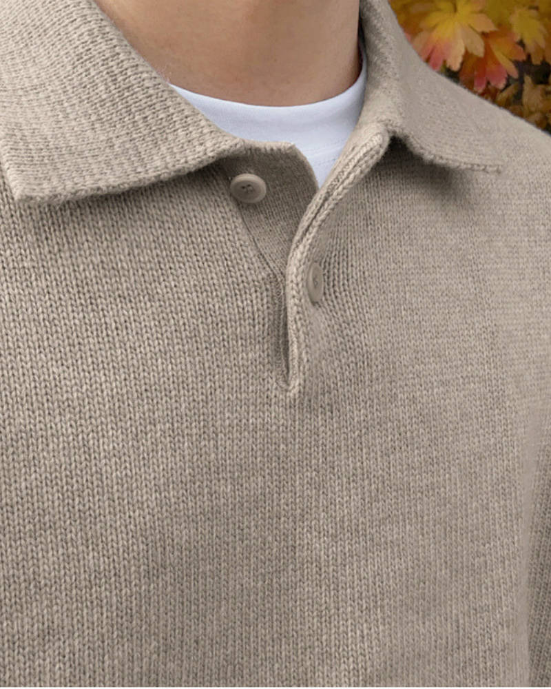 The Toronto Label™ | Woolen Button Half Zip