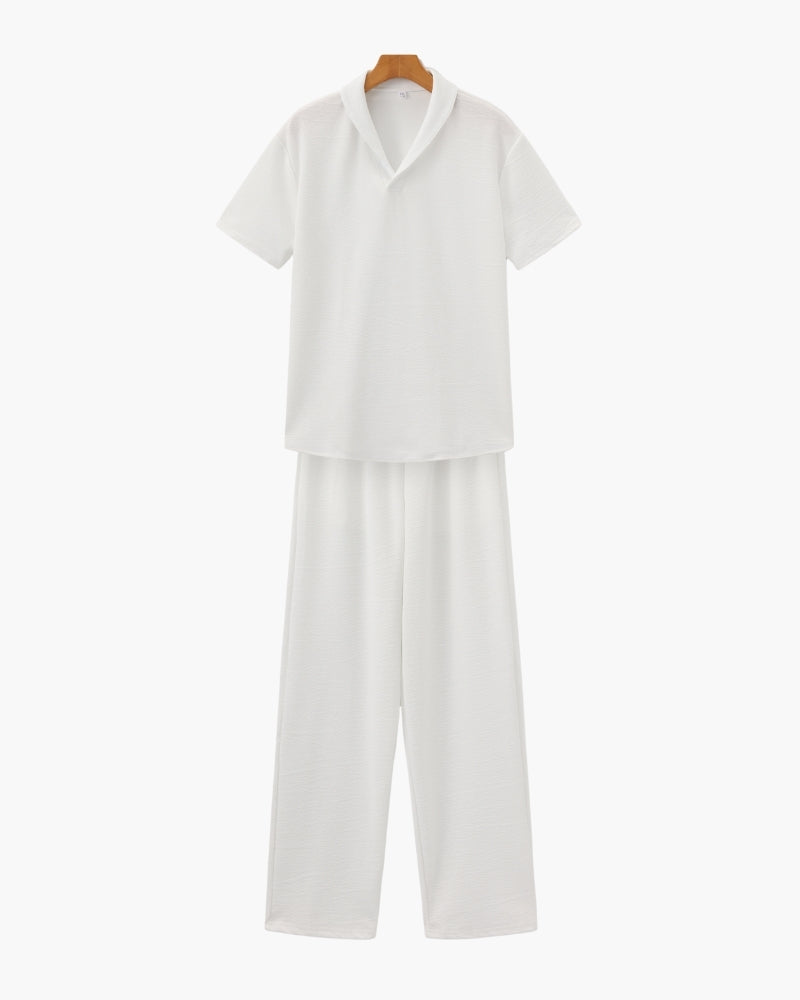 The Toronto Label™ | Cotton Polo & Pantalon Set
