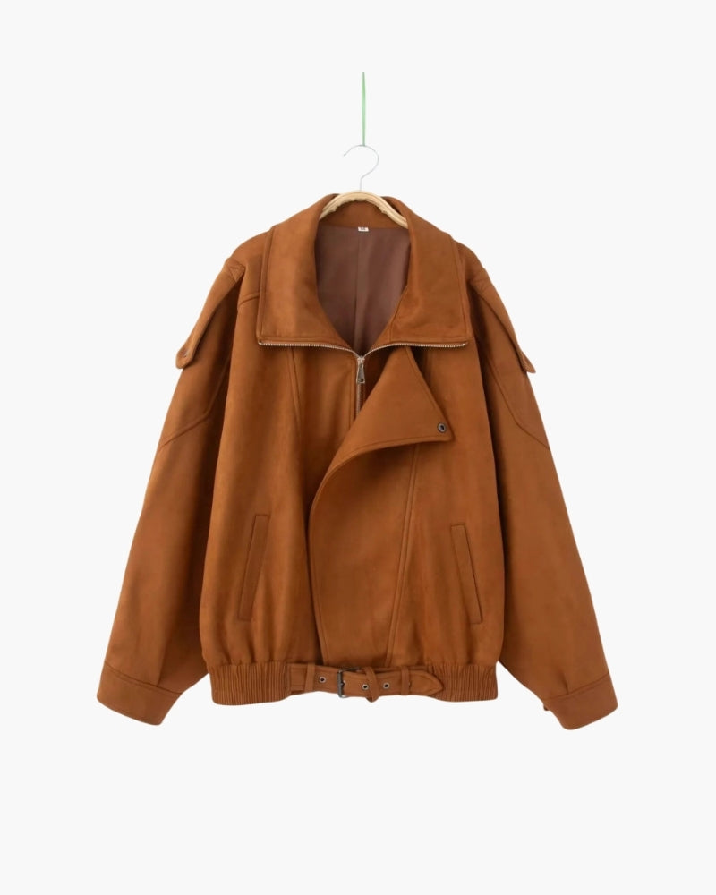 The Toronto Label™ | Vintage Suede Drape Jacket