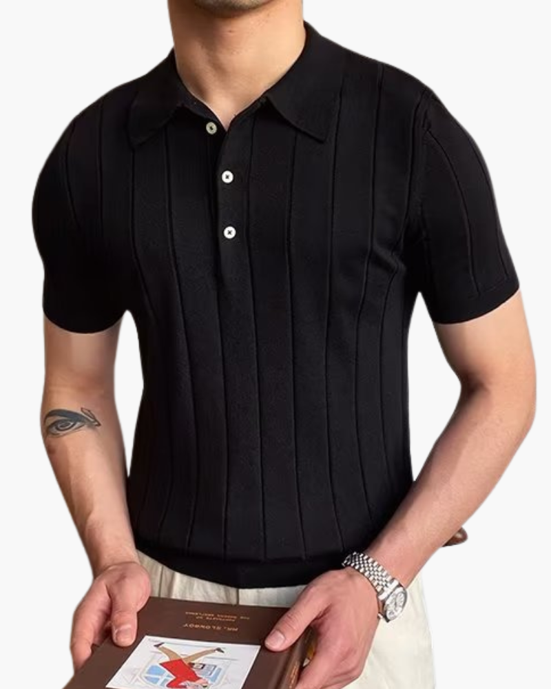 The Toronto Label™ | Cannes Ribbed Cotton Polo