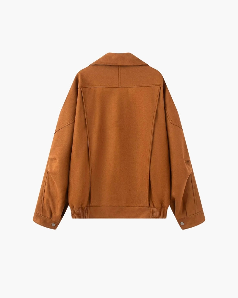 The Toronto Label™ | Vintage Suede Drape Jacket
