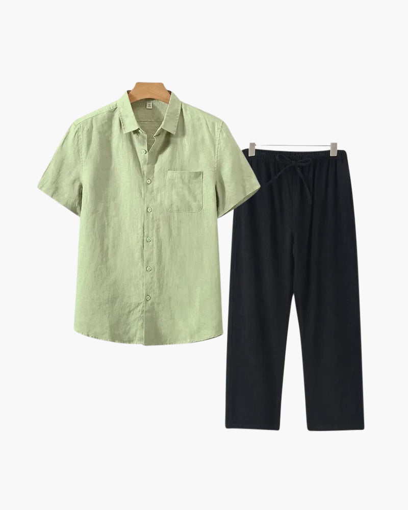 The Toronto Label™ | Old Money Linen Combo (Shortsleeve)