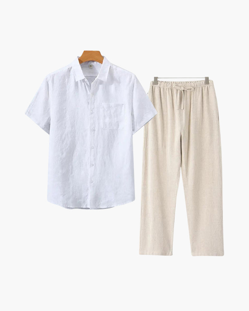 The Toronto Label™ | Old Money Linen Combo (Shortsleeve)