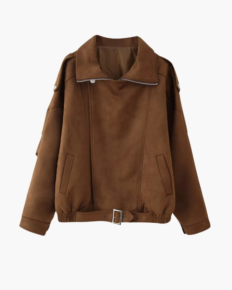 The Toronto Label™ | Vintage Suede Drape Jacket