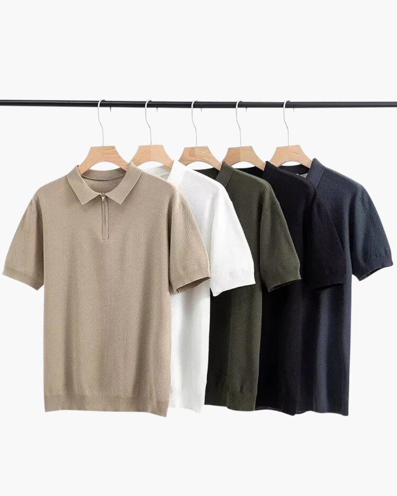 The Toronto Label™ |Marbella Zip Up Polo