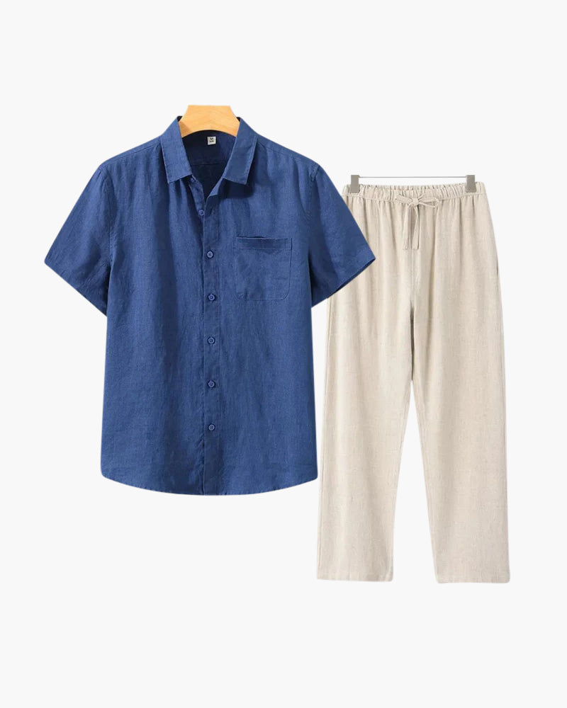The Toronto Label™ | Old Money Linen Combo (Shortsleeve)