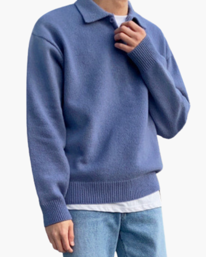 The Toronto Label™ | Woolen Button Half Zip