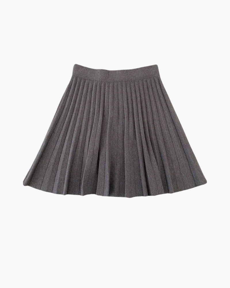 The Toronto Label™ |Oxford Pleated Wool Mini