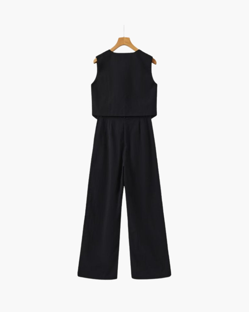The Toronto Label™ | Classy Lady - Linen Two-piece Set