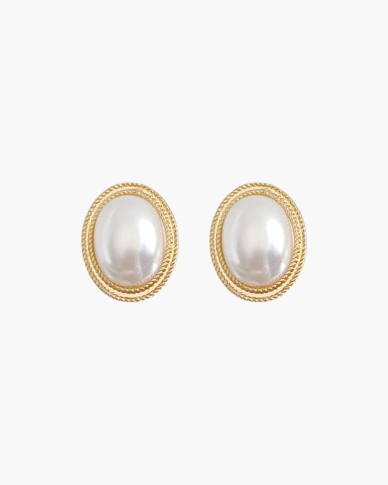 The Toronto Label™ | Radiance Oval Pearl Studs