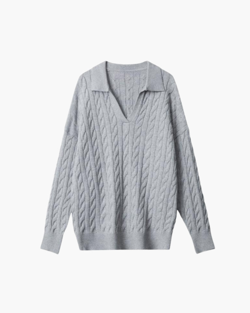 The Toronto Label™ | Premium Wool V-neck Knitted Sweater