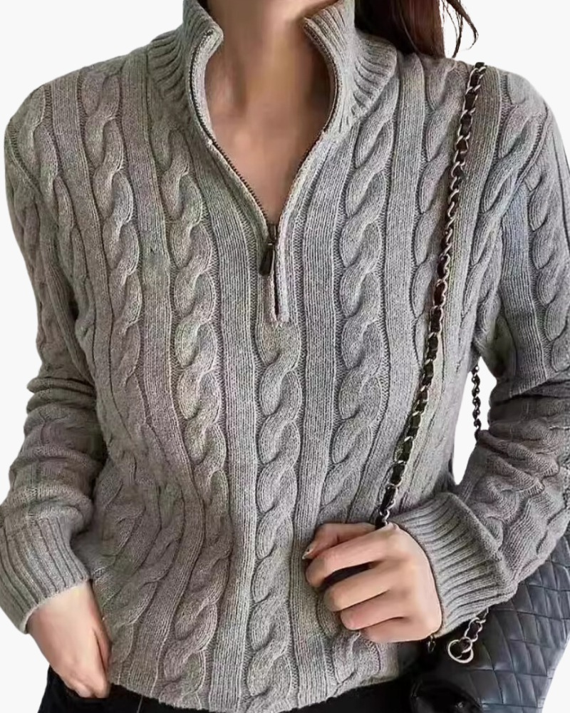 The Toronto Label™ | Women's Verbier Half Zip Sweater