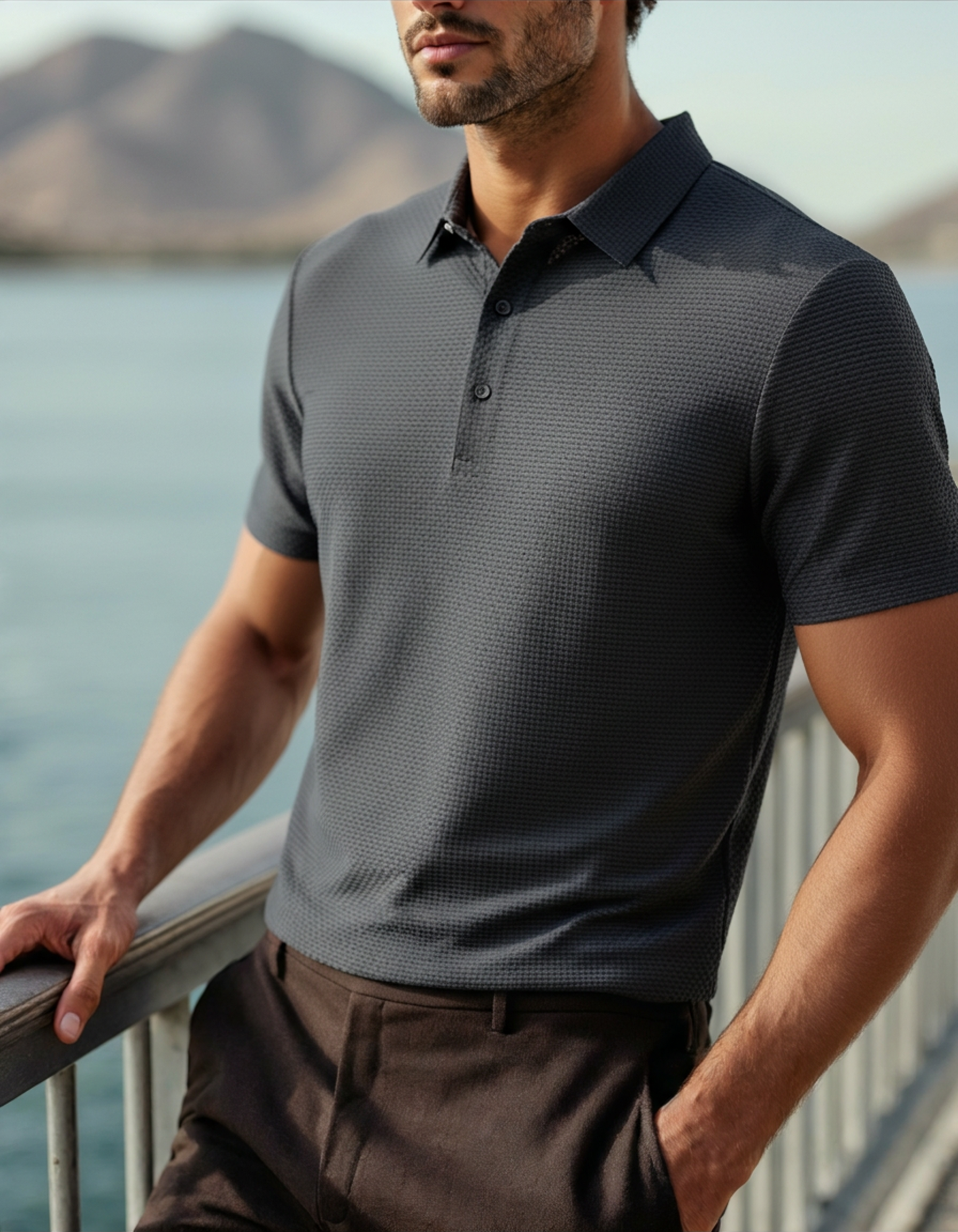 The Toronto Label™ | Prestigio Silk Polo (Anti-Wrinkle)