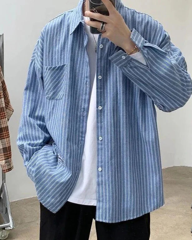 The Toronto Label™ | Oversized Striped Shirt